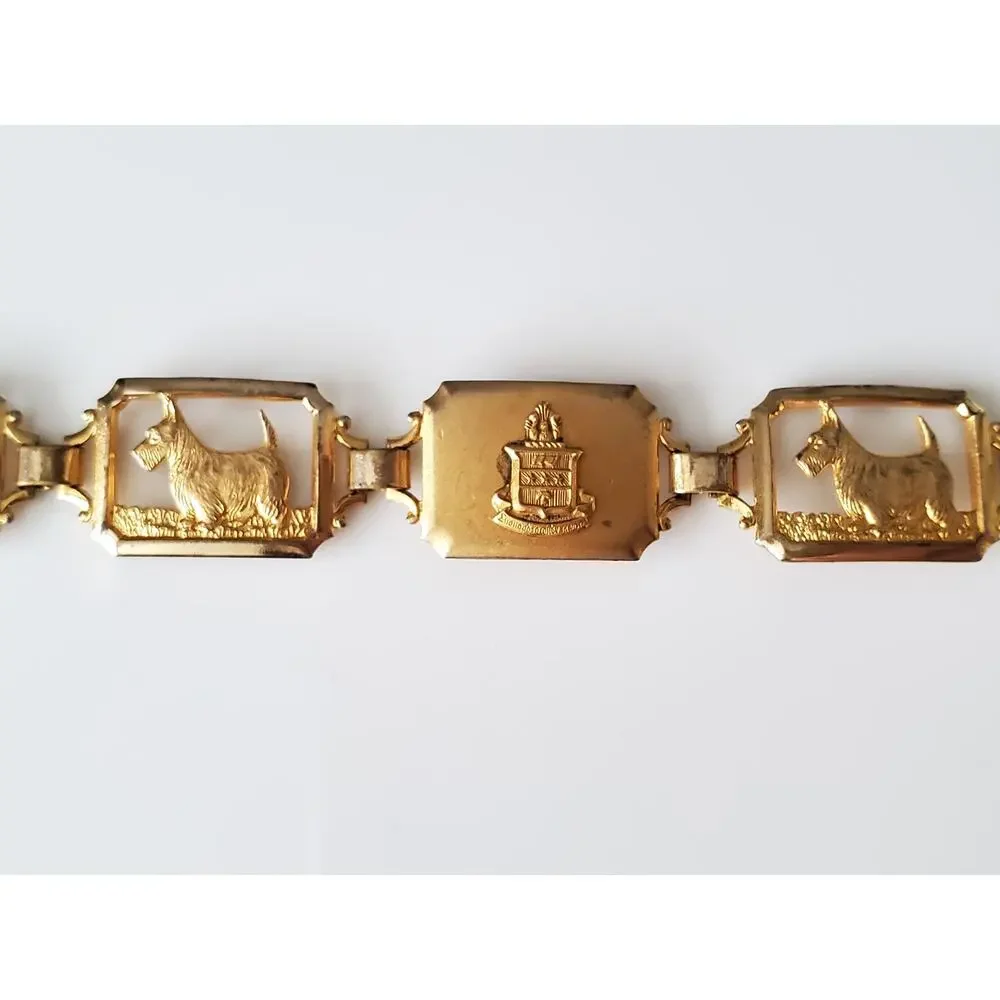 Vintage Terrier Gold Filled Bracelet - Picture 2 of 4